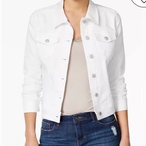 Celebrity Pink White Jean Jacket